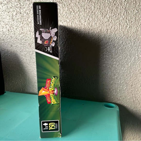 Mighty Morphin Power Rangers Mastodon Dinozord Construction Set Black Ranger NIB - Picture 4 of 9